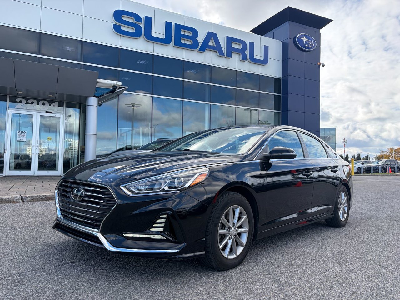 Black 2018 Hyundai Sonata Sedan Automatic