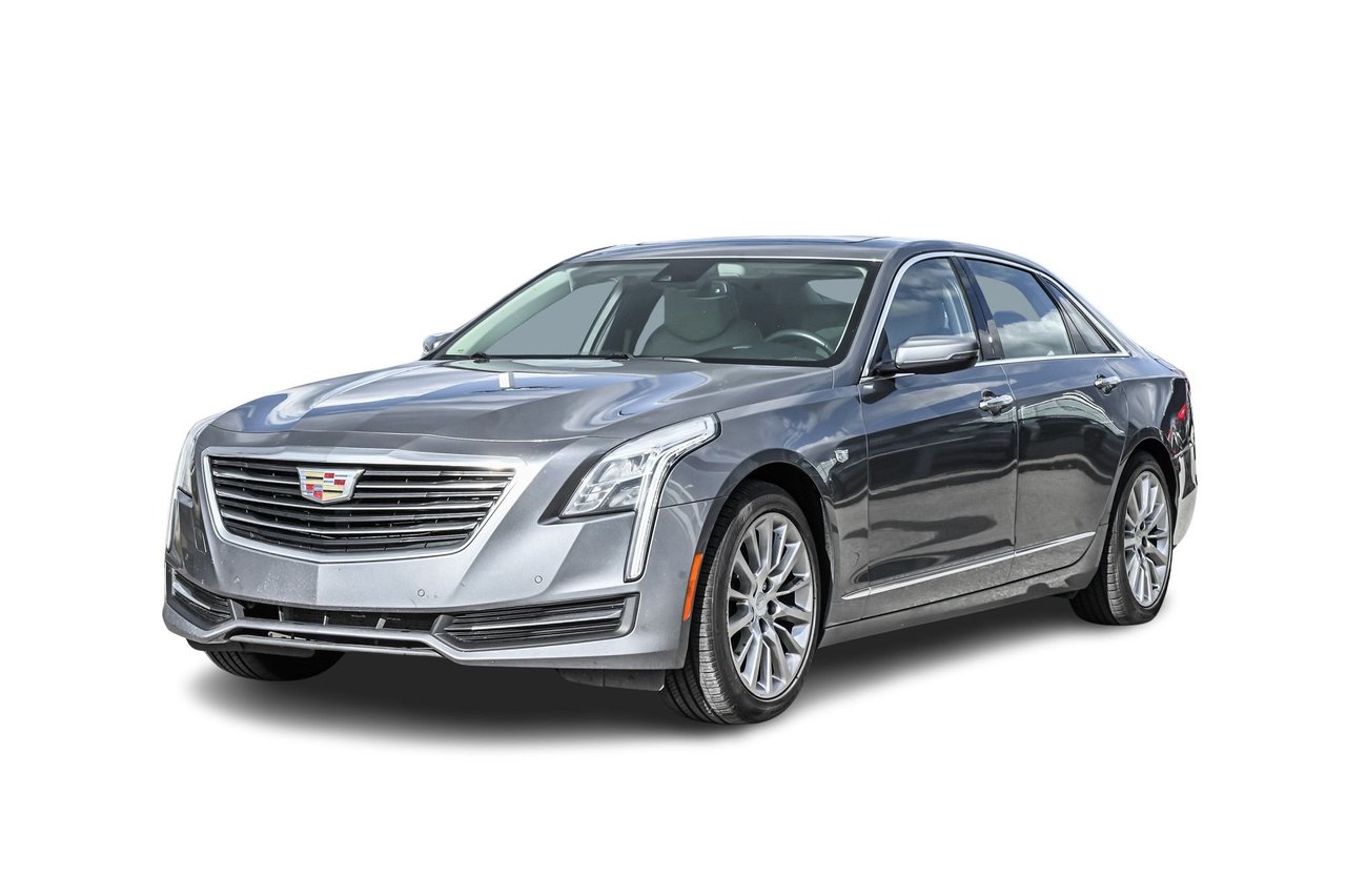 Gray 2018 Cadillac CT6 Sedan All-Wheel Drive Automatic