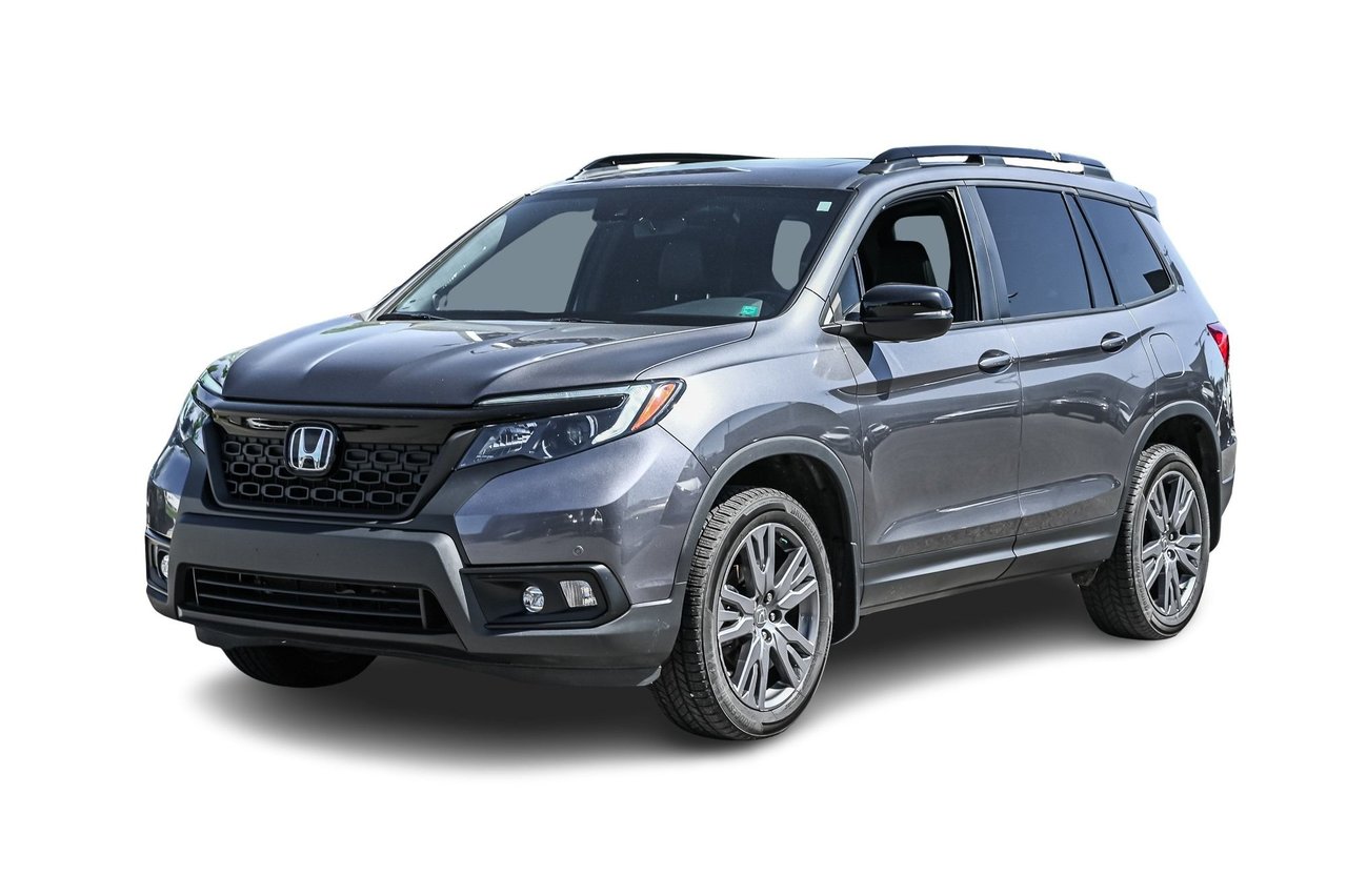 Gray 2020 Honda Passport EX-L AWD SUV / Crossover All-Wheel Drive Automatic