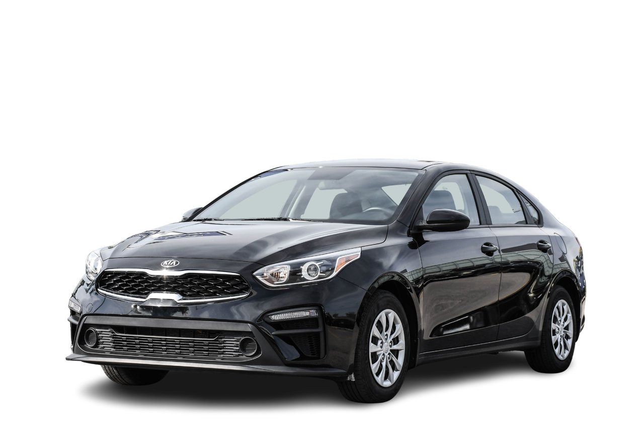Black 2021 Kia Forte LX FWD Sedan