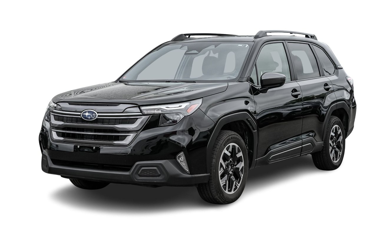 Black 2025 Subaru Forester Touring Crossover AWD SUV / Crossover All-Wheel Drive Continuously Variable Transmission