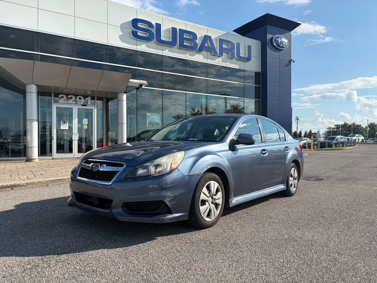 Blue 2013 Subaru Legacy Sedan All-Wheel Drive Continuously Variable Transmission