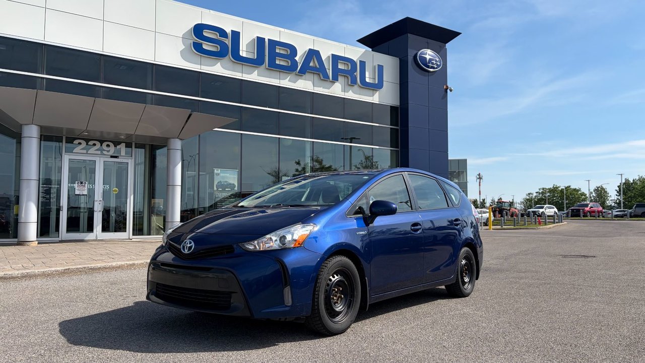 Blue 2016 Toyota Prius v FWD Wagon Continuously Variable Transmission
