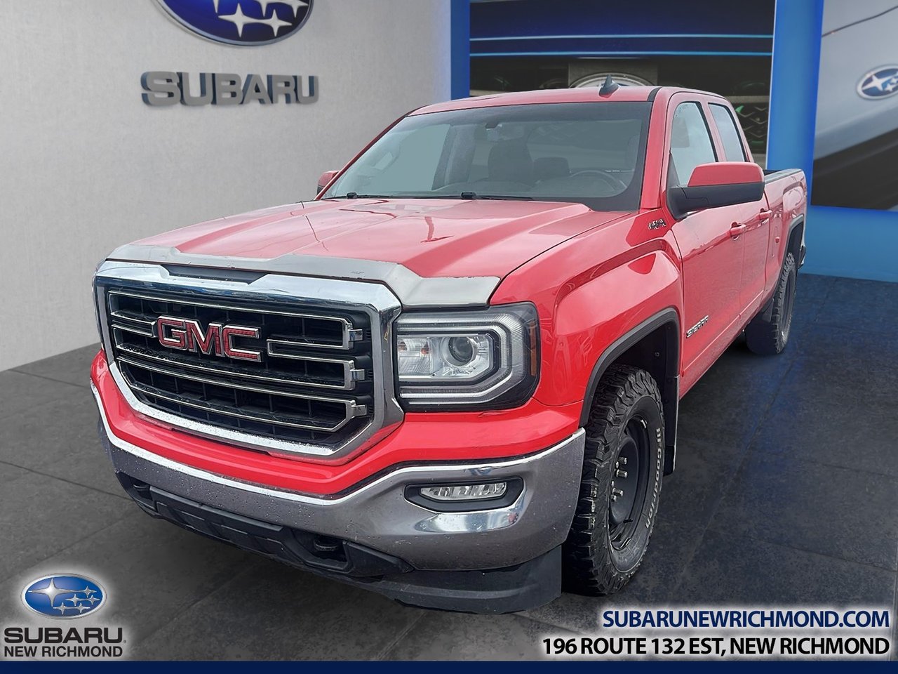 Red 2017 GMC Sierra 1500 Pickup Truck Four-Wheel Drive Automatic