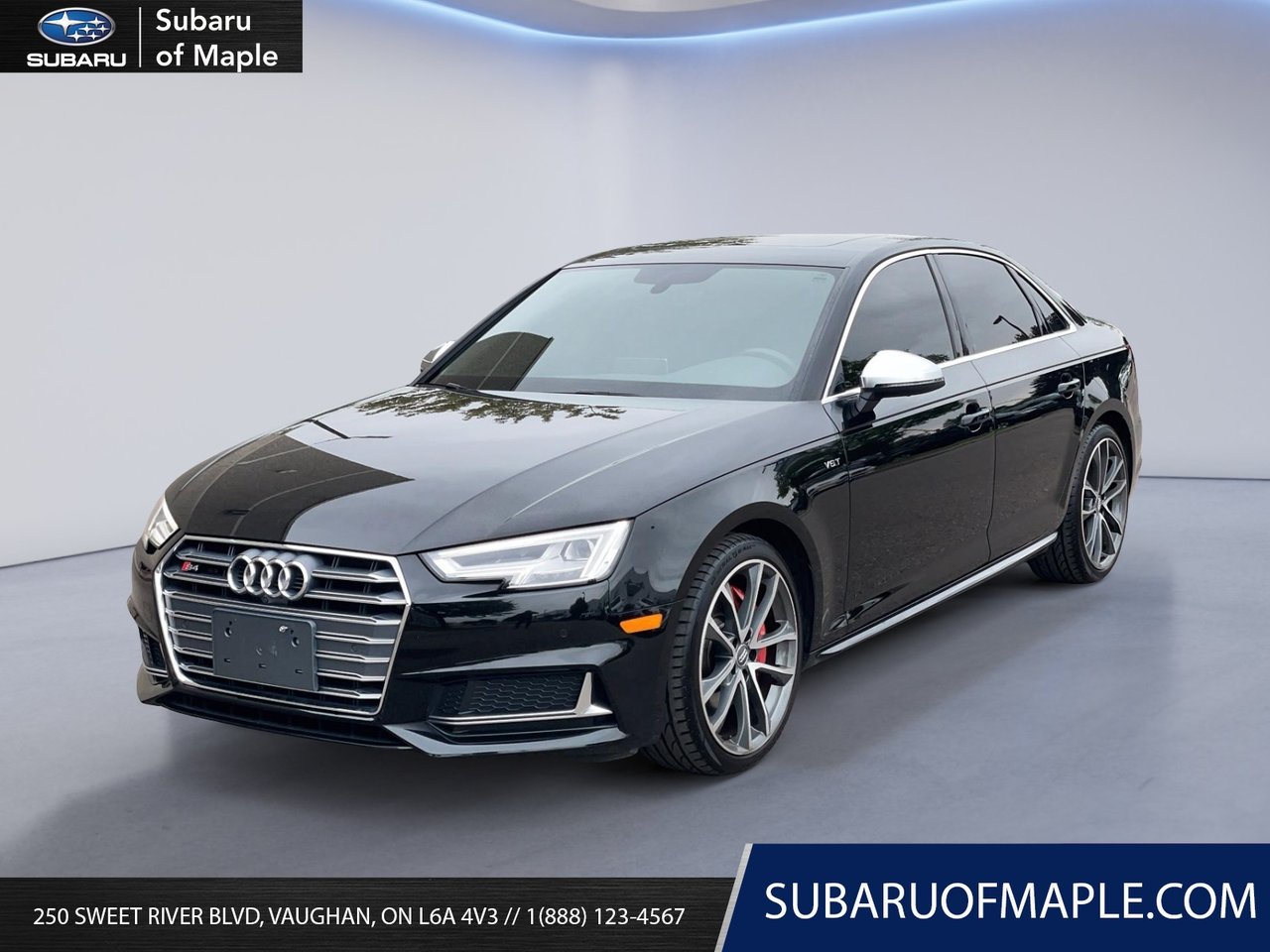 Black 2018 Audi S4 Sedan All-Wheel Drive Automatic