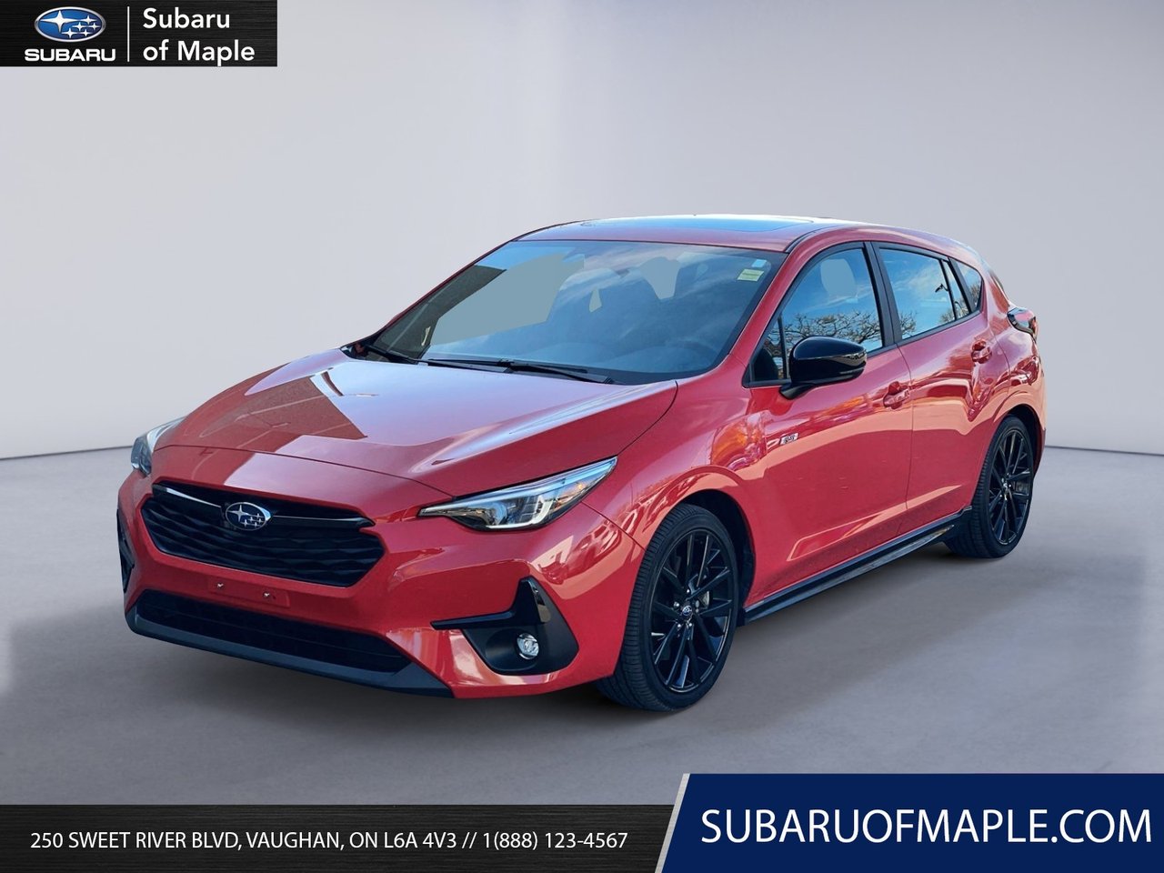 Pure Red 2024 Subaru Impreza Wagon All-Wheel Drive Automatic