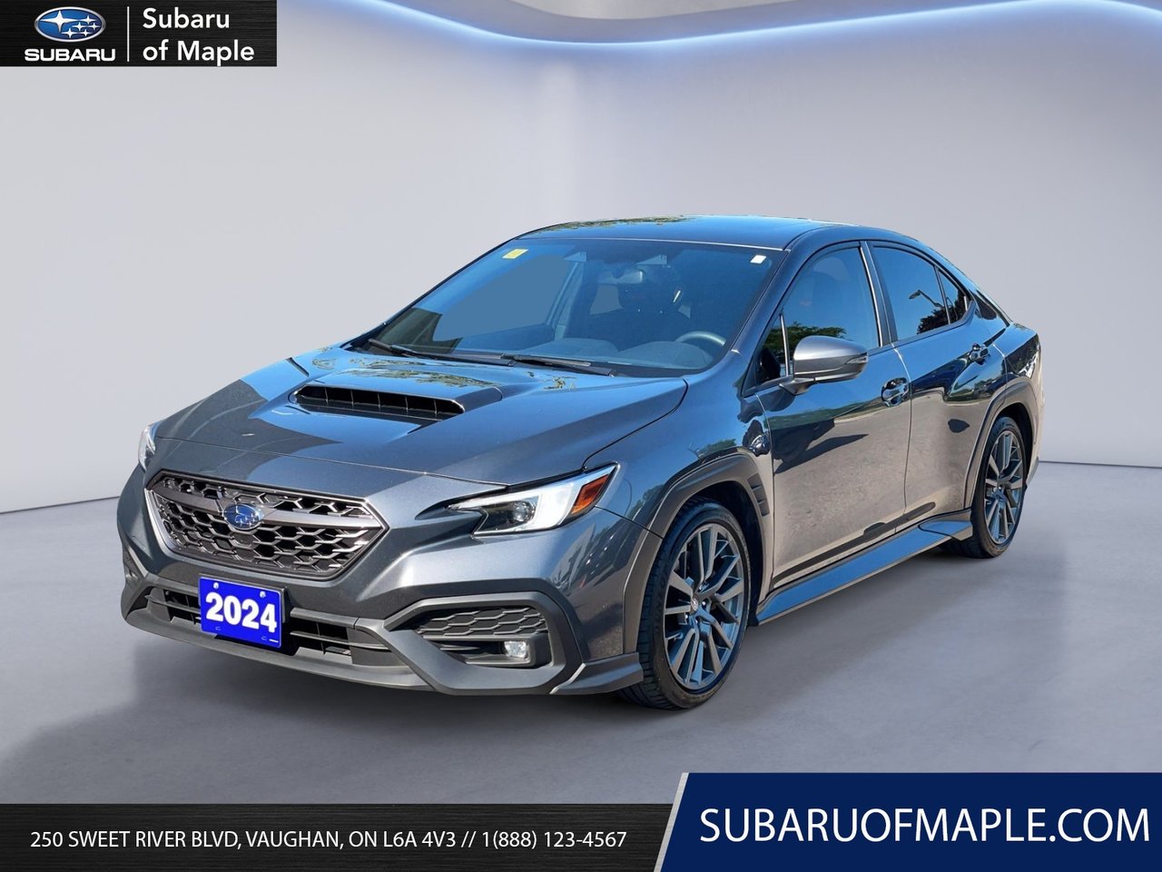 Gray (Magnetite Grey Metallic) 2024 Subaru WRX Sedan All-Wheel Drive Automatic