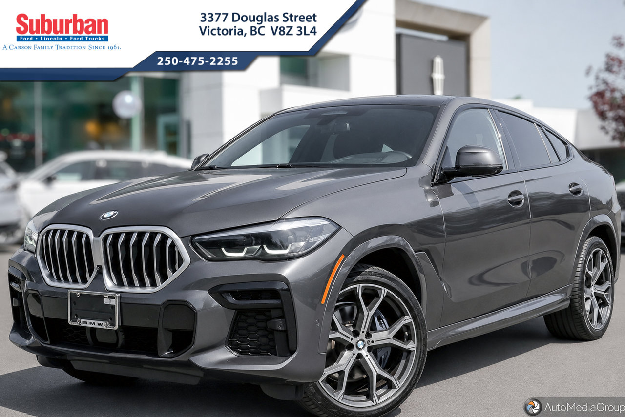 Gray 2022 BMW X6 SUV / Crossover All-Wheel Drive Automatic