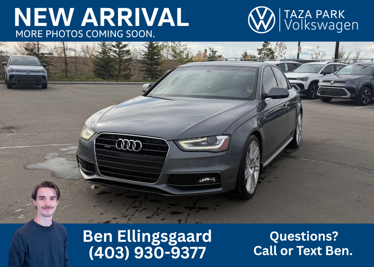 Silver 2013 Audi A4 Sedan  Automatic