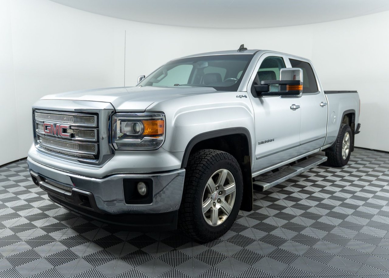 Silver 2015 GMC Sierra 1500 Pickup Truck Four-Wheel Drive Automatic