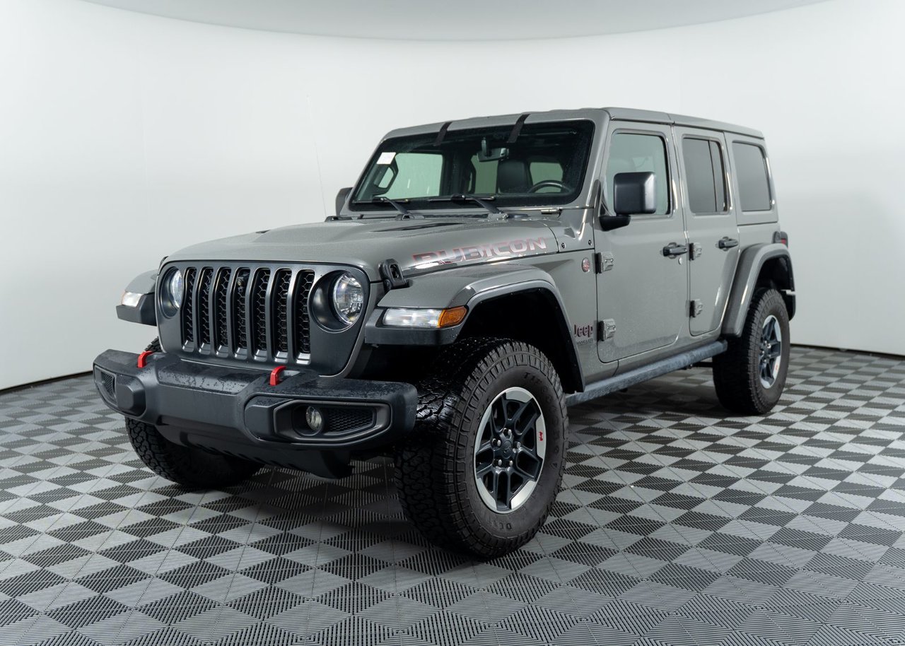 Gray 2022 Jeep Wrangler Unlimited Rubicon 4WD SUV / Crossover Four-Wheel Drive