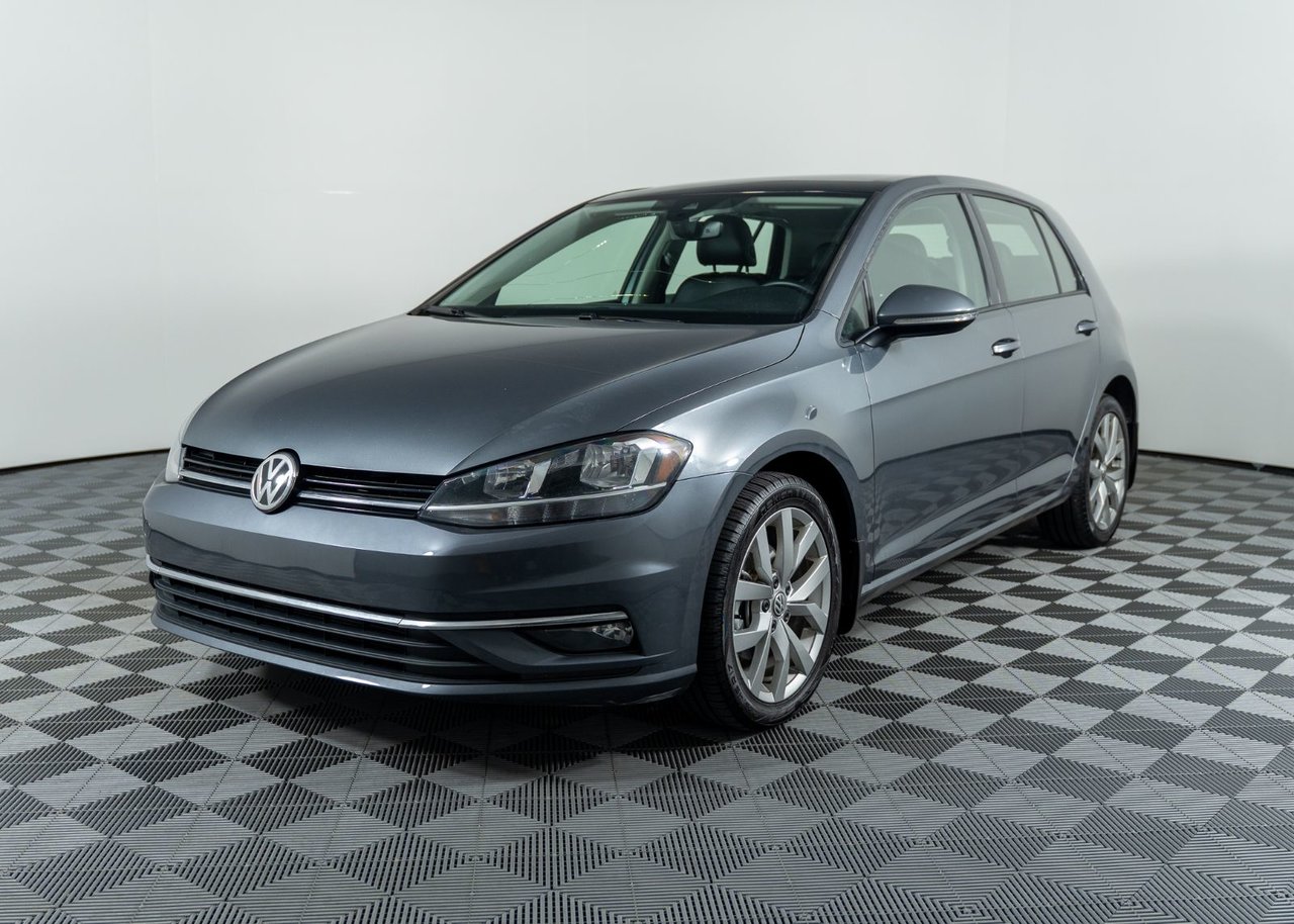 Gray (Platinum Grey Metallic) 2021 Volkswagen Golf Hatchback Automatic