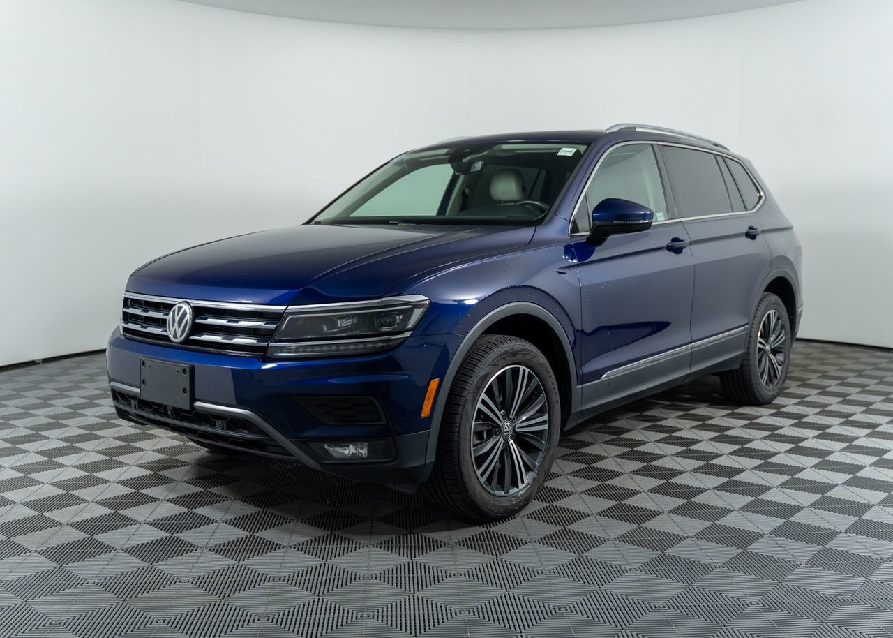 Atlantic Blue Metallic 2021 Volkswagen Tiguan Highline 4Motion SUV / Crossover Automatic