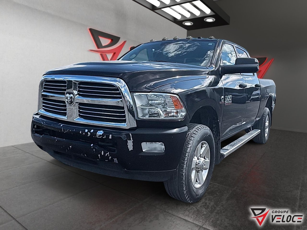 Black 2014 RAM 2500 Pickup Truck Four-Wheel Drive Automatic