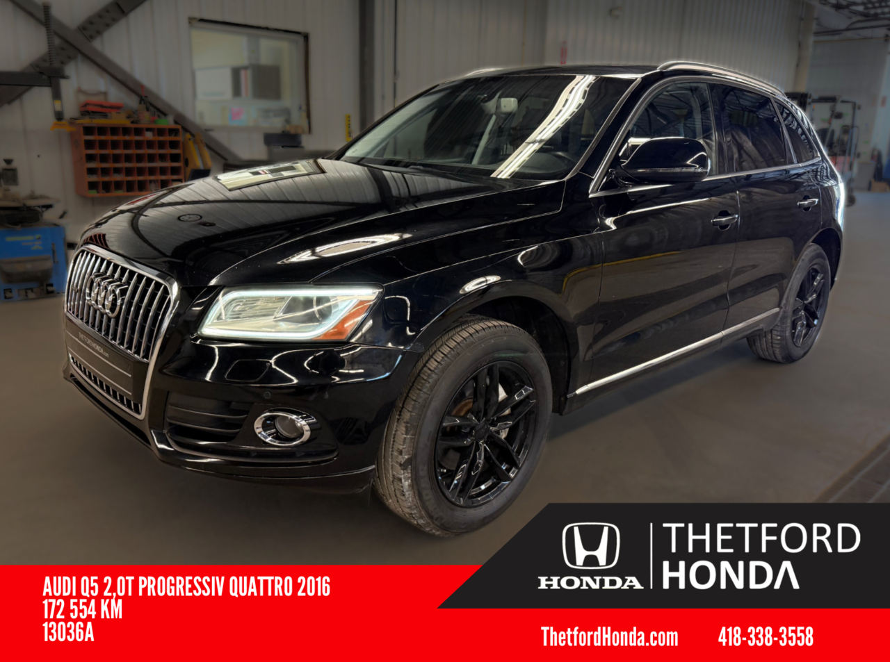 Black 2016 Audi Q5 SUV / Crossover  Automatic