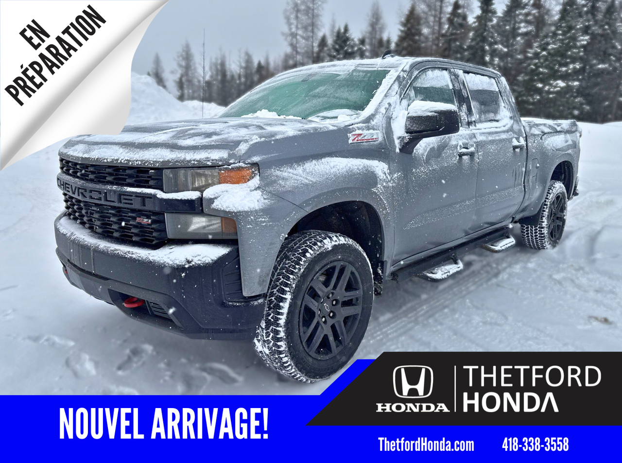 Chevrolet Silverado 1500 Custom Trail Boss Crew Cab 4WD 2022