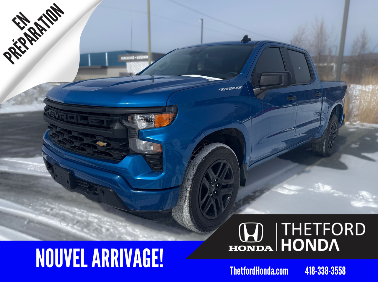 Chevrolet Silverado 1500 Custom Crew Cab 4WD 2024