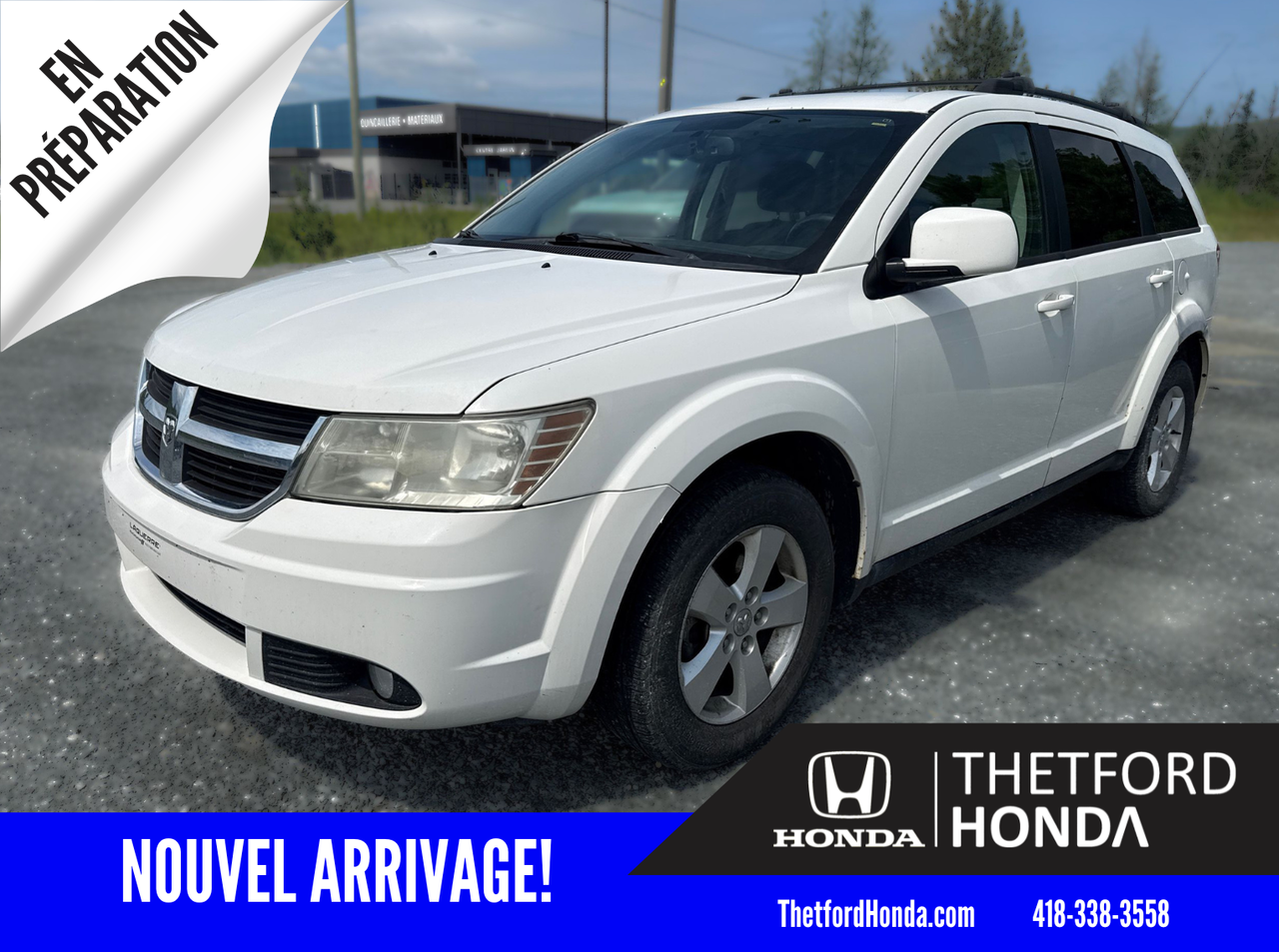 White 2010 Dodge Journey SUV / Crossover Front-Wheel Drive Automatic
