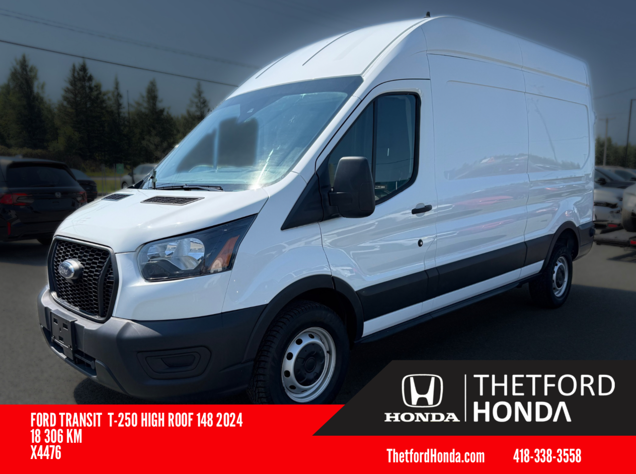  2024 Ford Transit Cargo 250 High Roof LB RWD   
