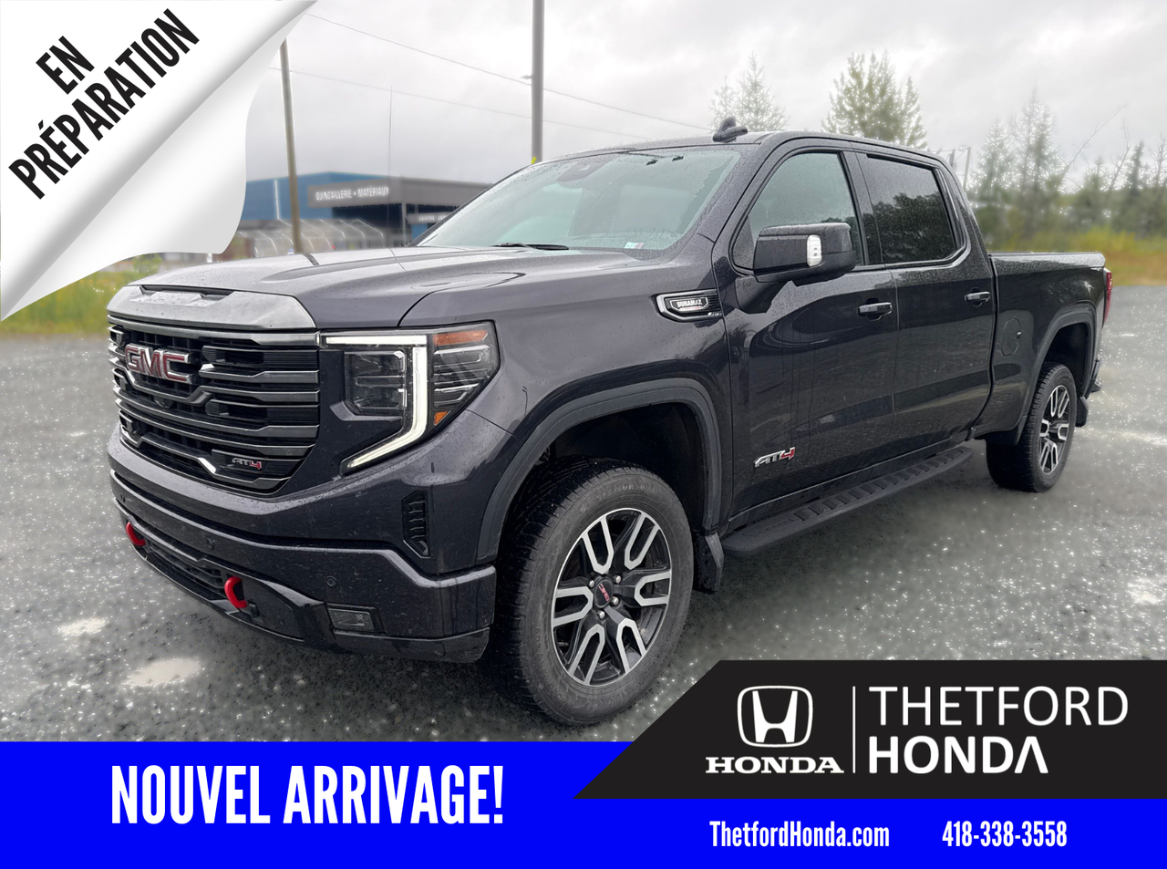 Gray 2022 GMC Sierra 1500 Pickup Truck Four-Wheel Drive Automatic