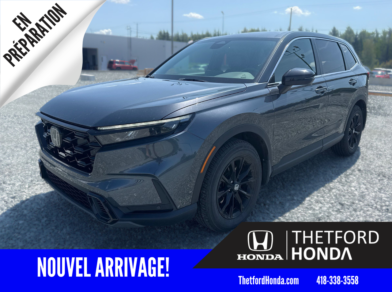 Gray 2024 Honda CR-V Hybrid SUV / Crossover  Continuously Variable Transmission