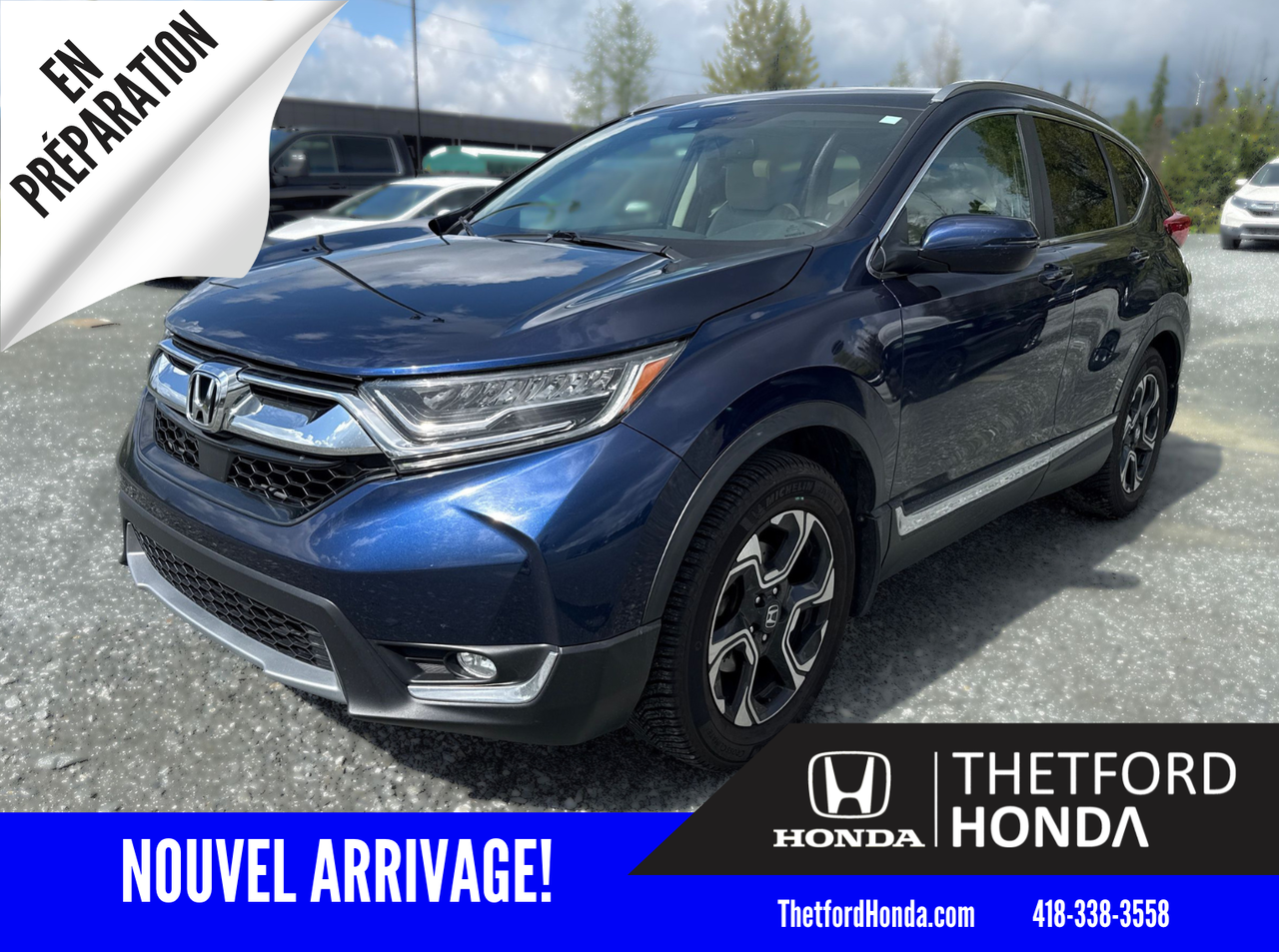 Blue 2017 Honda CR-V SUV / Crossover All-Wheel Drive Continuously Variable Transmission