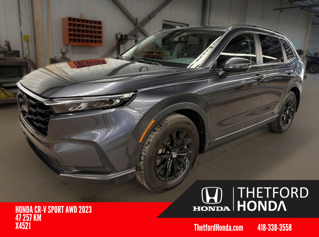 Gray 2023 Honda CR-V SUV / Crossover Continuously Variable Transmission