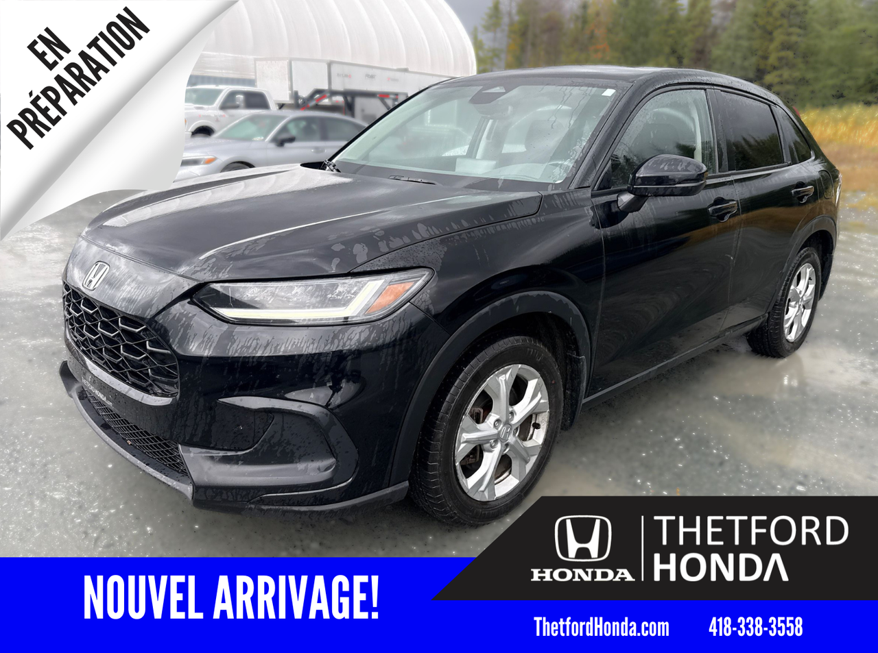 Black 2023 Honda HR-V SUV / Crossover All-Wheel Drive Continuously Variable Transmission