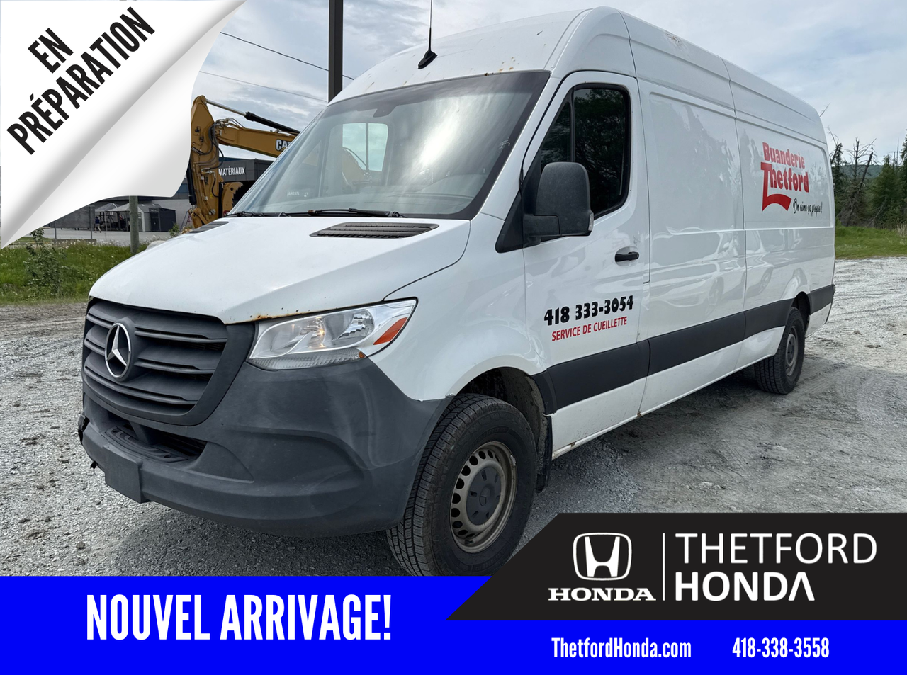 White 2019 Mercedes-Benz Sprinter Cargo Van Automatic