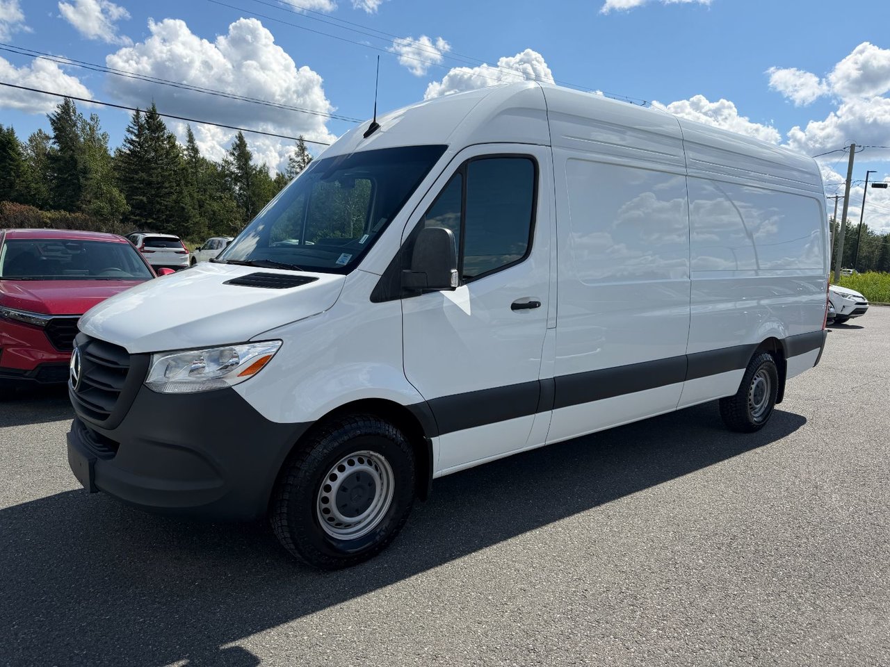 White 2024 Mercedes-Benz Sprinter Cargo Van Rear-Wheel Drive Automatic