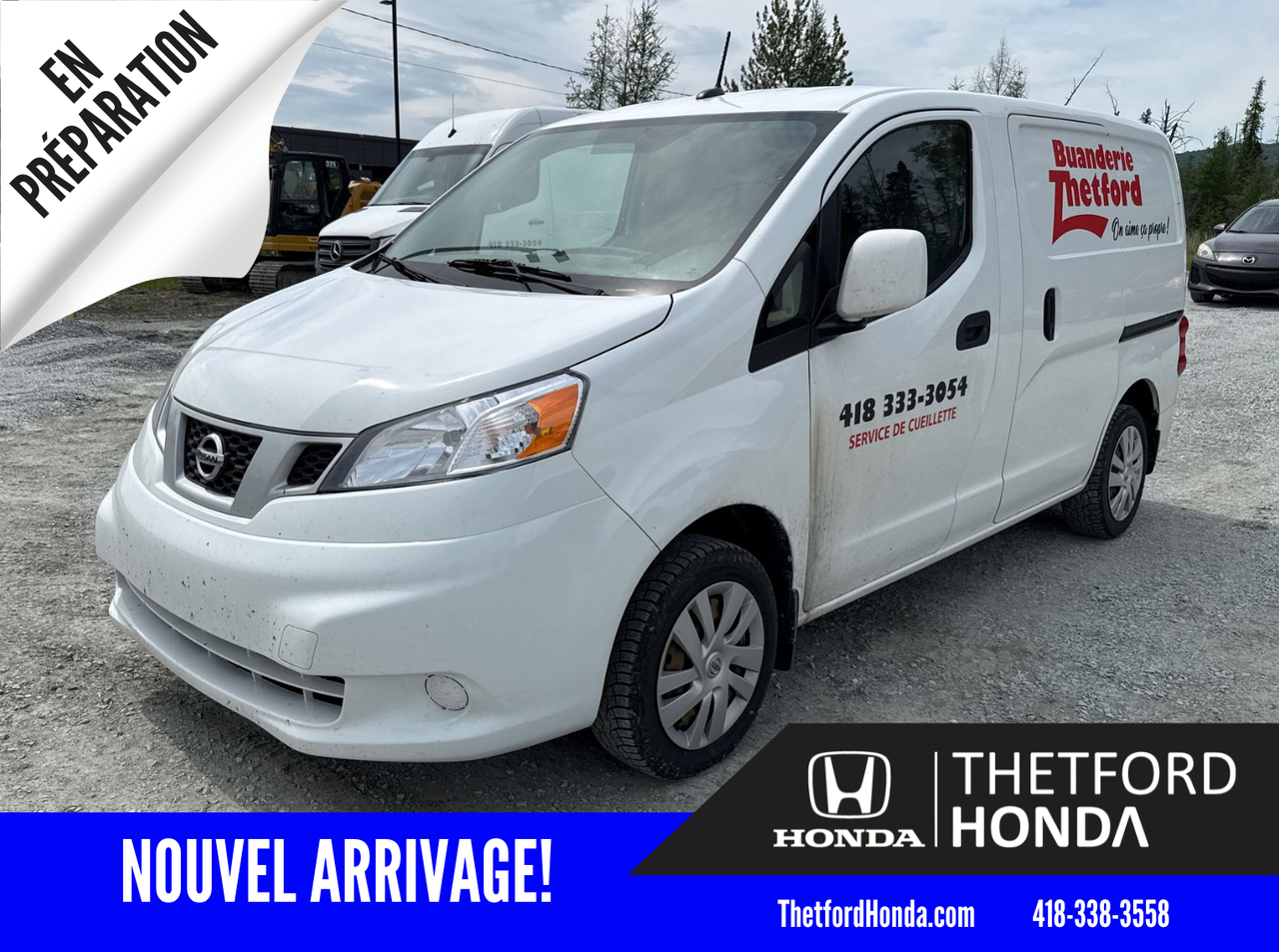 White 2021 Nissan NV200 SV FWD Van Front-Wheel Drive Continuously Variable Transmission