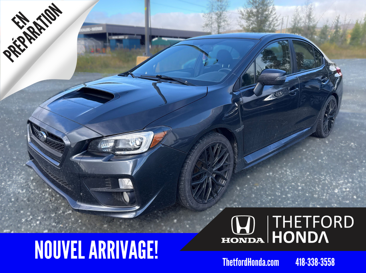 Gray 2016 Subaru WRX Sedan Continuously Variable Transmission