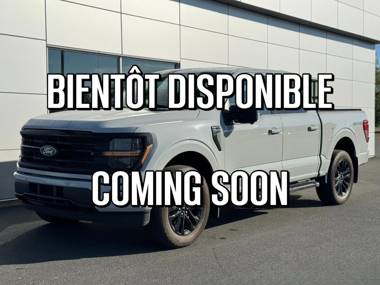 Iconic Silver Metallic 2024 Ford F-150 Pickup Truck Four-Wheel Drive Automatic