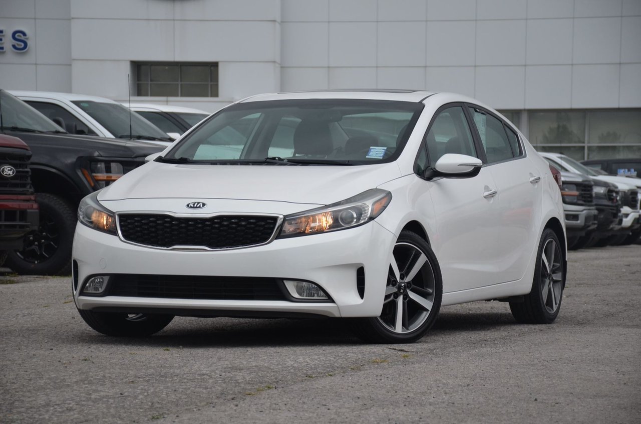 White 2017 Kia Forte Sedan Automatic