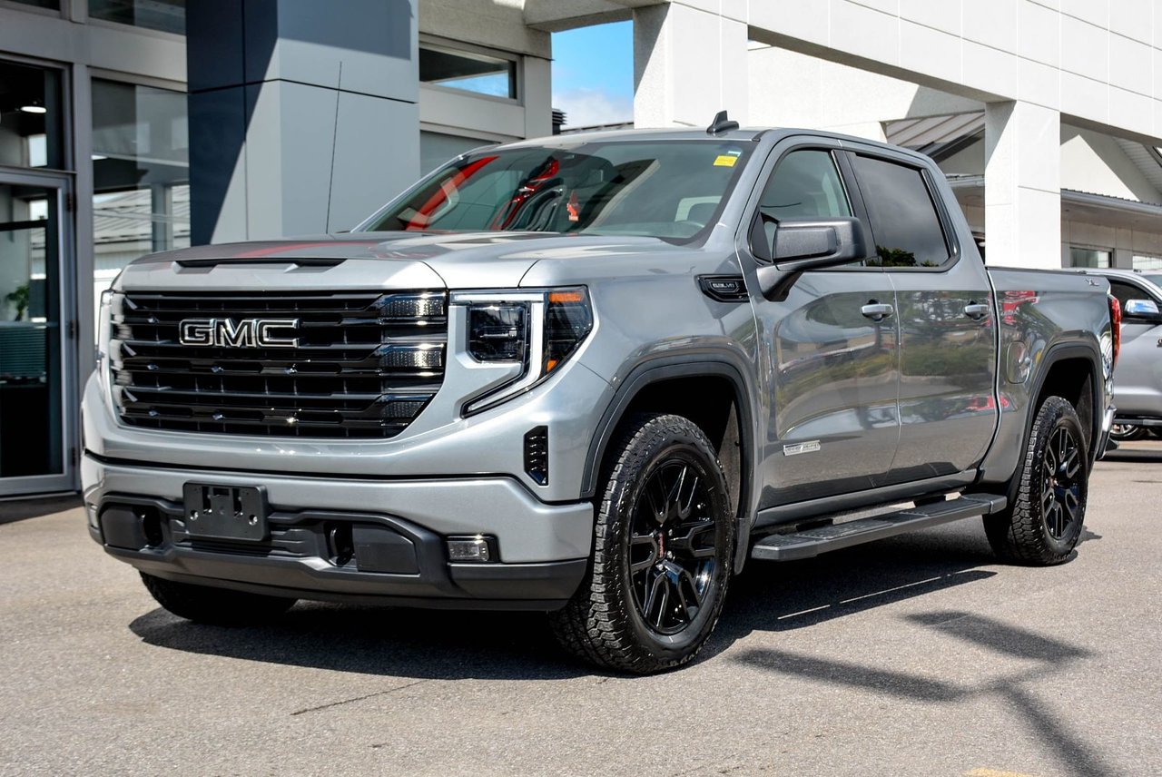 Silver 2025 GMC Sierra 1500 Pickup Truck Four-Wheel Drive Automatic