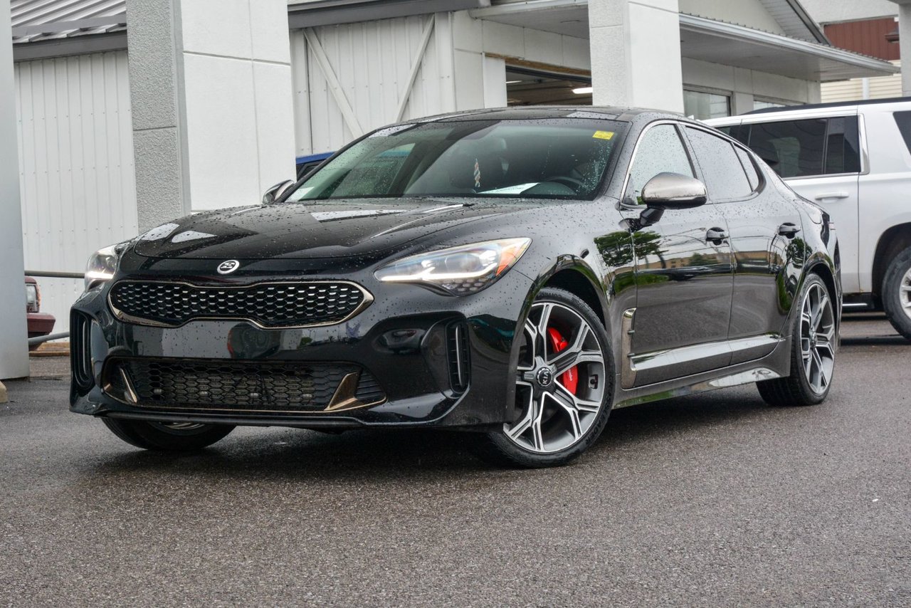 Black 2018 Kia Stinger GT RWD Sedan Rear-Wheel Drive Automatic