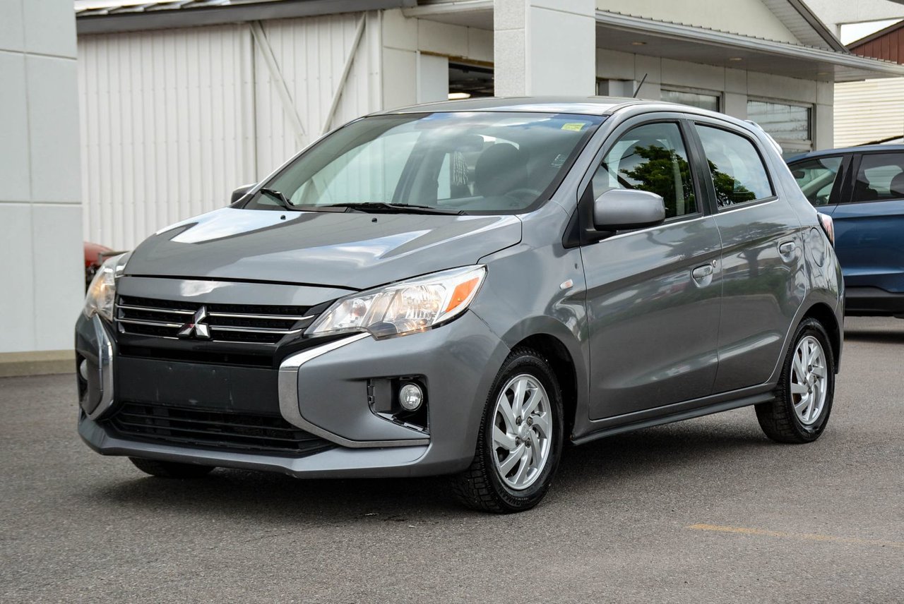 Gray 2022 Mitsubishi Mirage ES FWD Hatchback Front-Wheel Drive Automatic