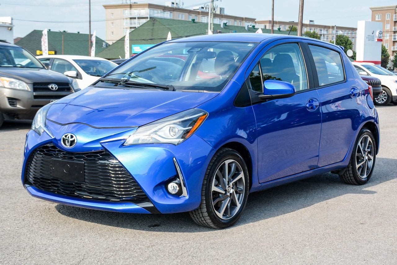 Blue 2018 Toyota Yaris Hatchback Front-Wheel Drive Automatic