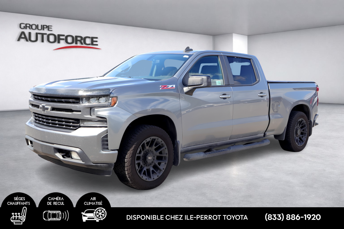 Gray (Shadow Grey Metallic) 2020 Chevrolet Silverado 1500 Pickup Truck Four-Wheel Drive Automatic
