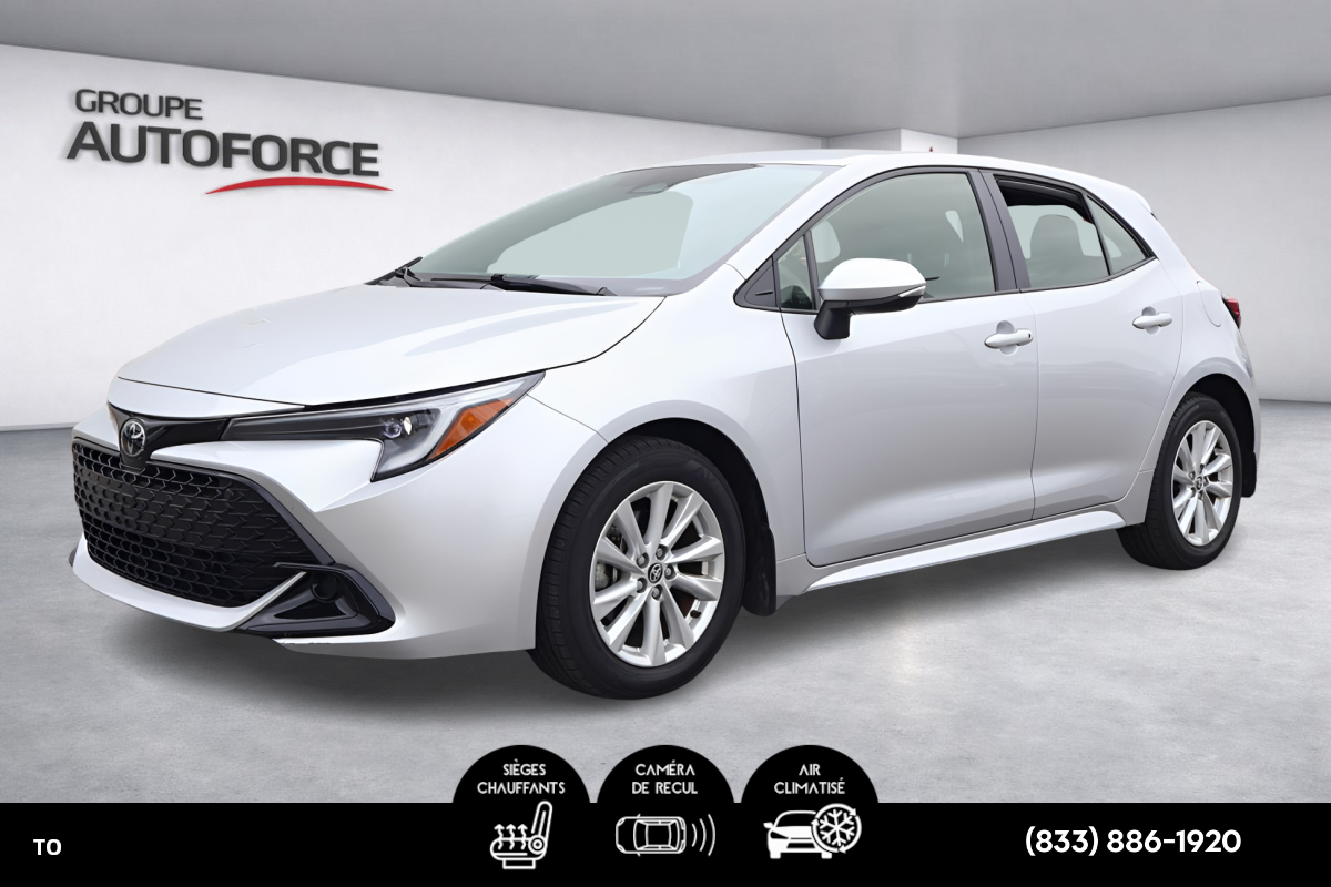 Classic Silver Metallic 2024 Toyota Corolla Hatchback Hatchback  Continuously Variable Transmission