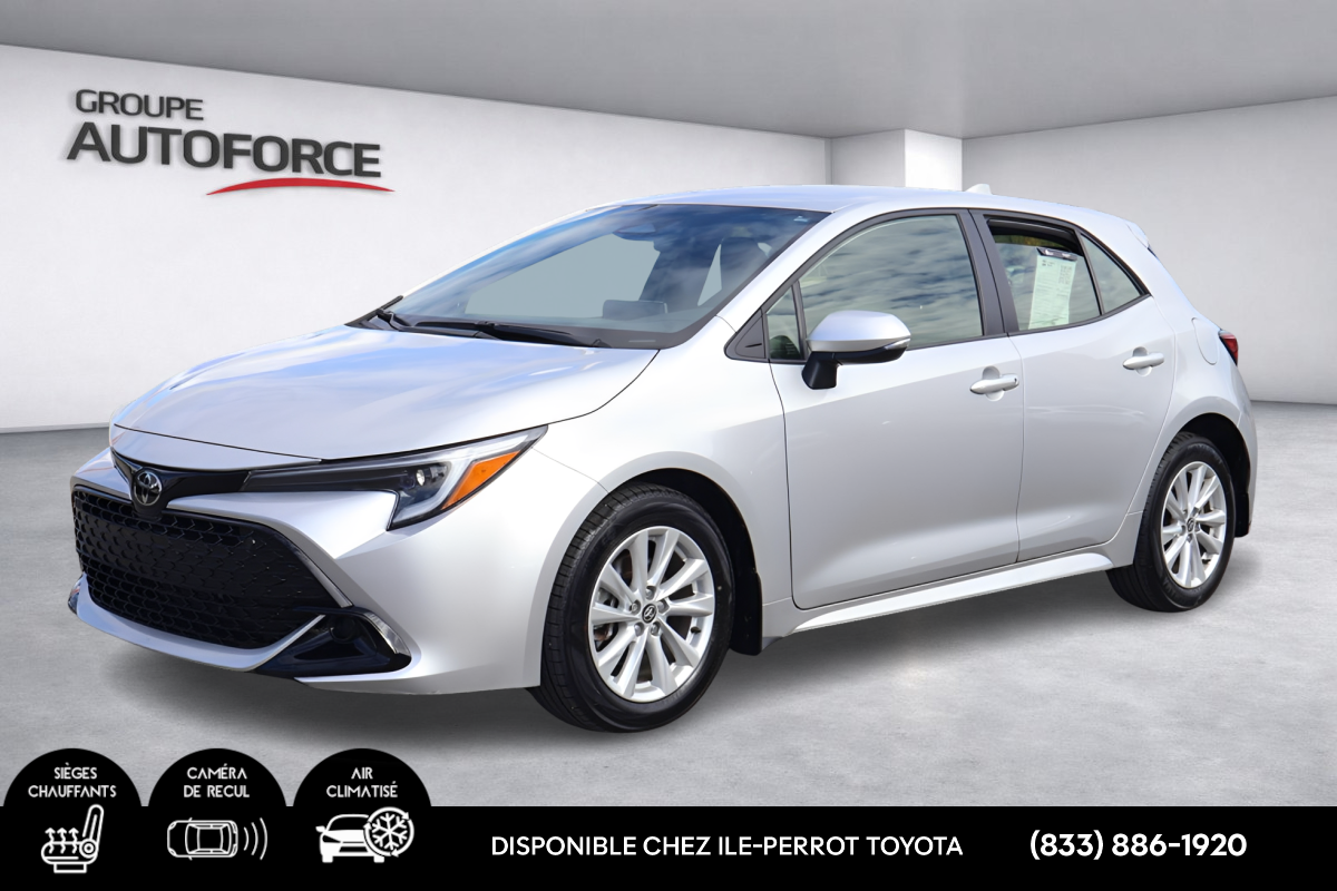 Classic Silver Metallic 2025 Toyota Corolla Hatchback Hatchback Continuously Variable Transmission