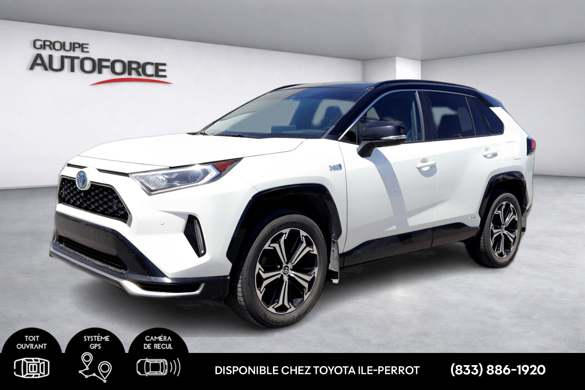 Blizzard Pearl w/Black Roof 2021 Toyota RAV4 Prime XSE AWD SUV / Crossover All-Wheel Drive Automatic