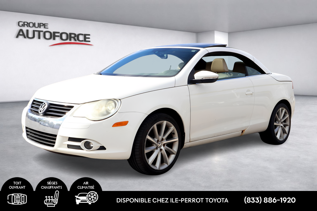 Candy White 2010 Volkswagen Eos Convertible Automatic