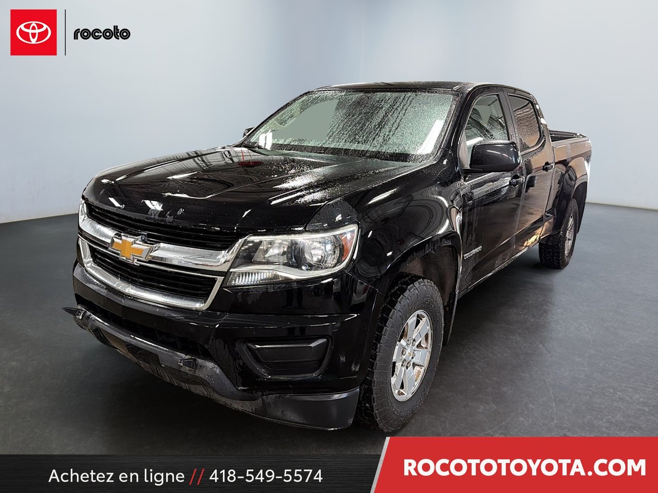 Black 2017 Chevrolet Colorado Pickup Truck Four-Wheel Drive Automatic