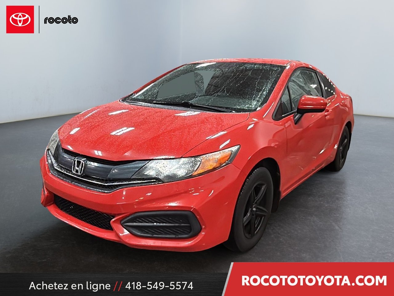 Rallye Red 2014 Honda Civic Coupe Coupe Front-Wheel Drive Manual