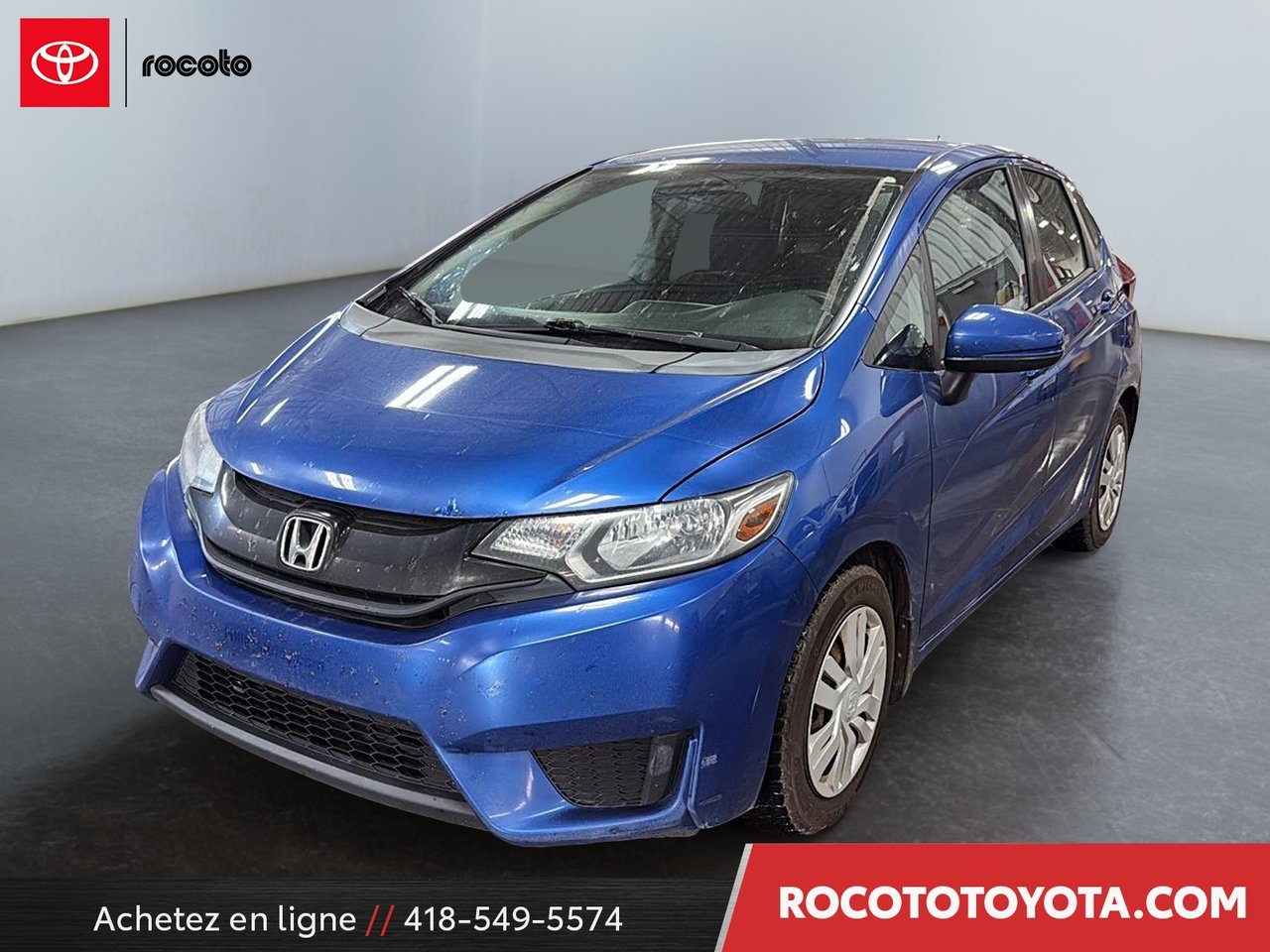 Aegean Blue Metallic 2016 Honda Fit LX Hatchback Front-Wheel Drive Continuously Variable Transmission