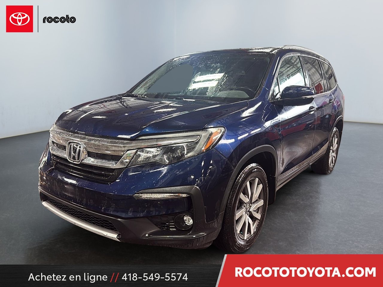 Black (Obsidian Blue Pearl) 2020 Honda Pilot SUV / Crossover All-Wheel Drive Automatic