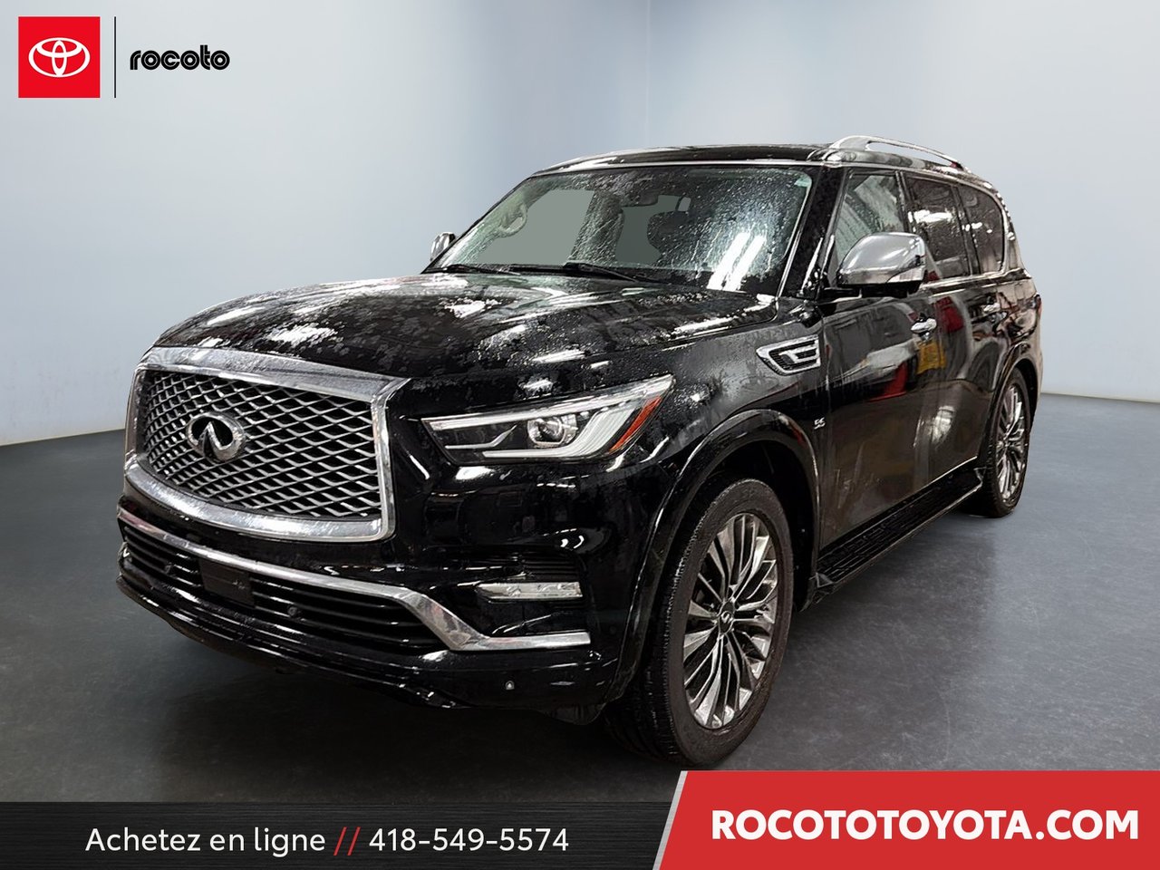 Black Obsidian 2019 INFINITI QX80 SUV / Crossover All-Wheel Drive Automatic