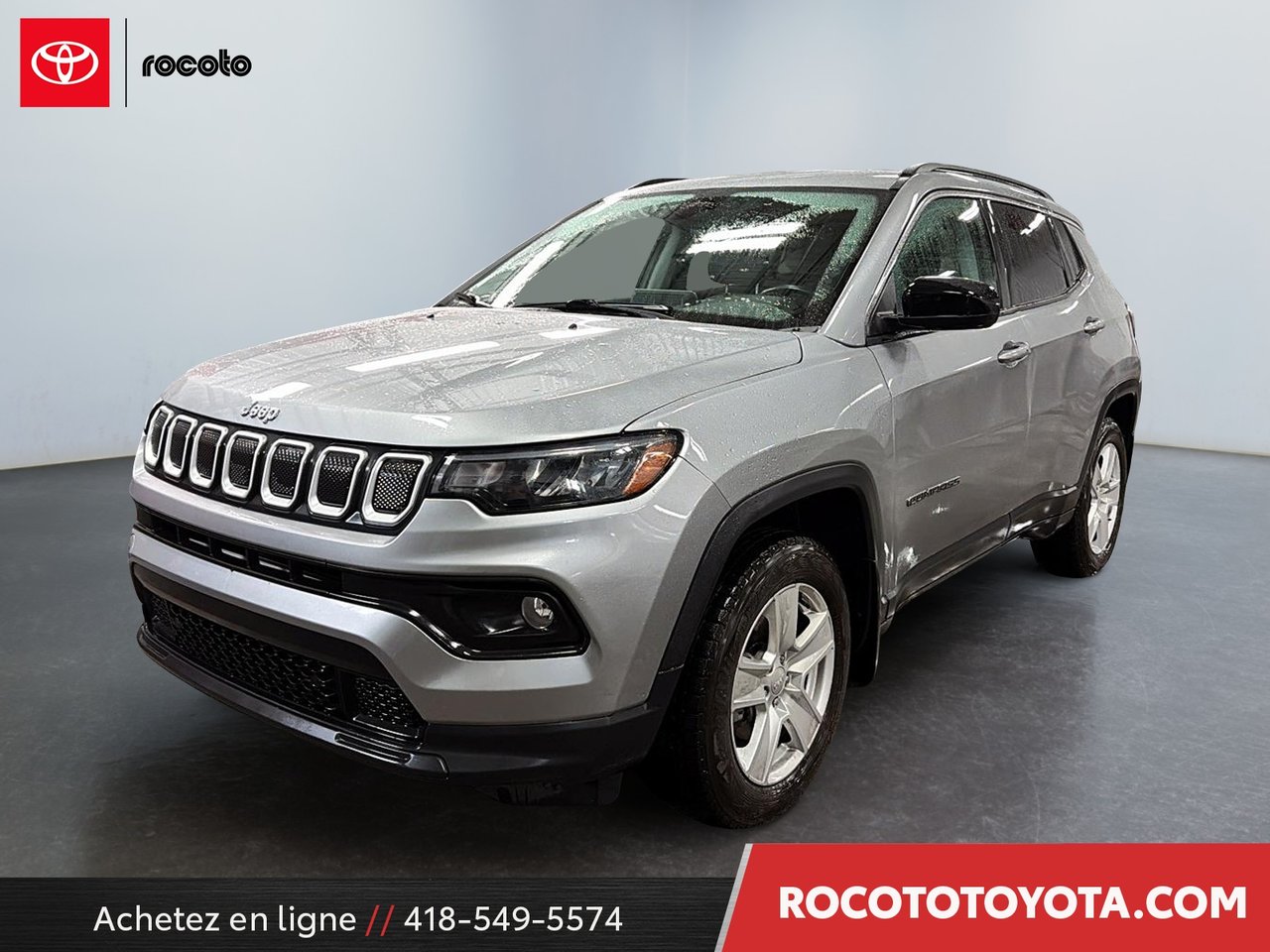 Billet Silver Metallic 2022 Jeep Compass SUV / Crossover Automatic