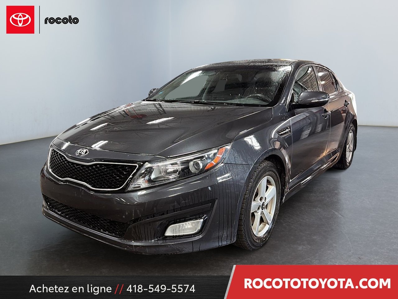 Aurora Black 2015 Kia Optima Sedan Front-Wheel Drive Automatic